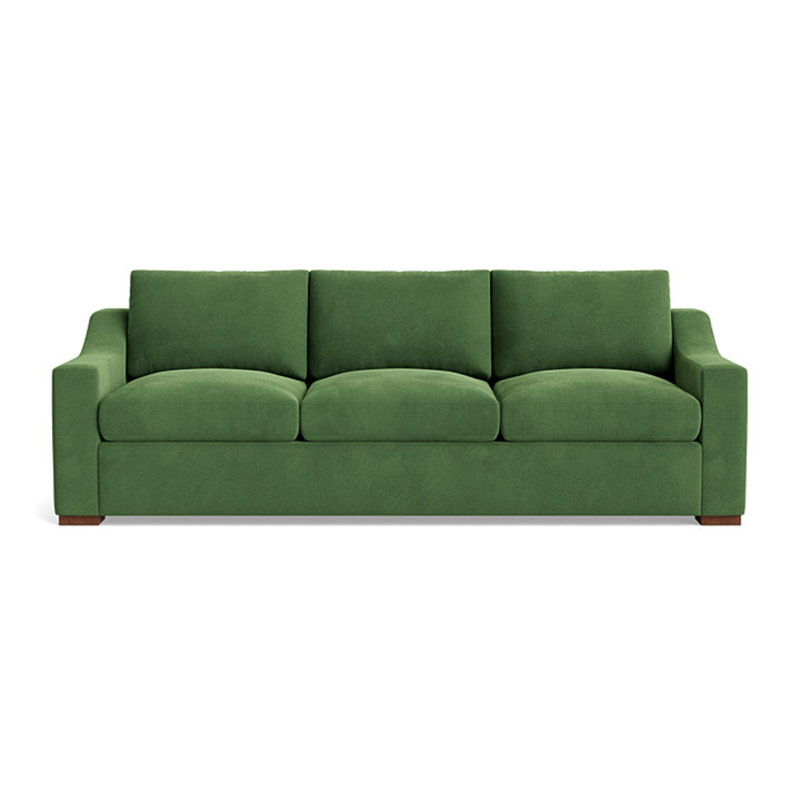Lucca Sofa (95"), Performance Velvet - Ivy