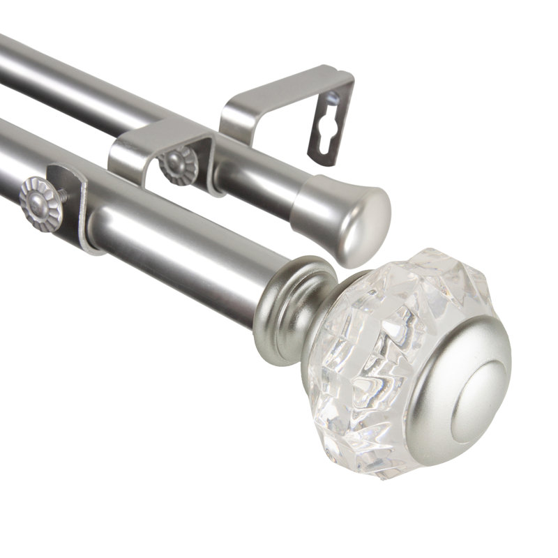  Lizbeth 1-inch Double Curtian Rod