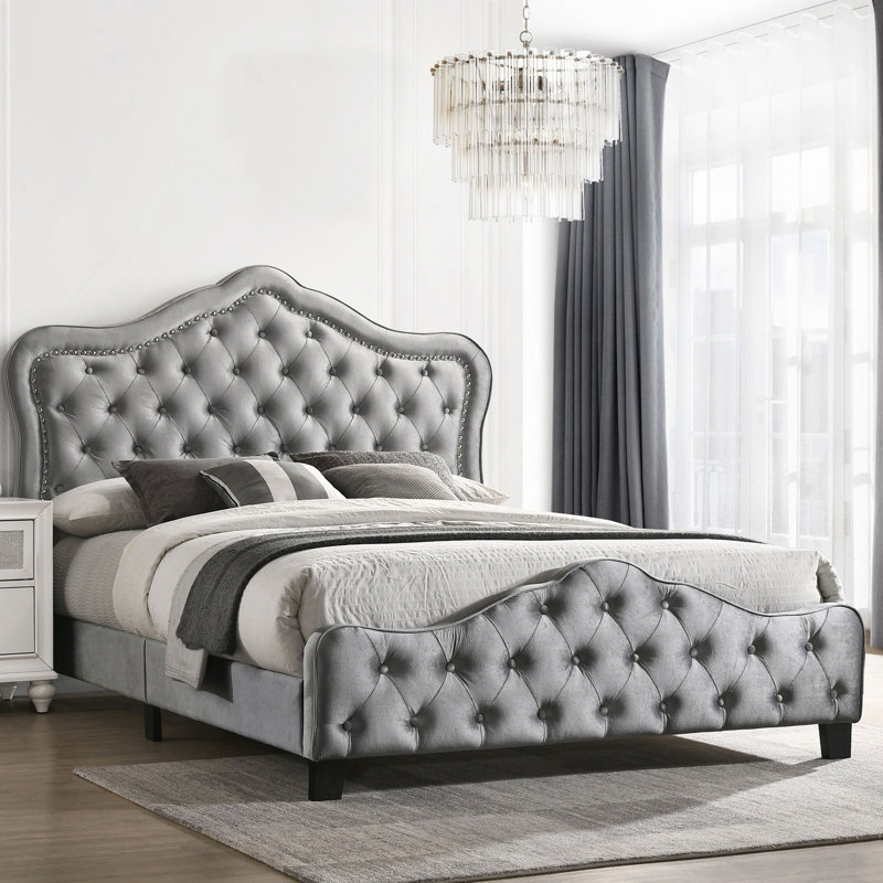 Upholstered Panel Bed