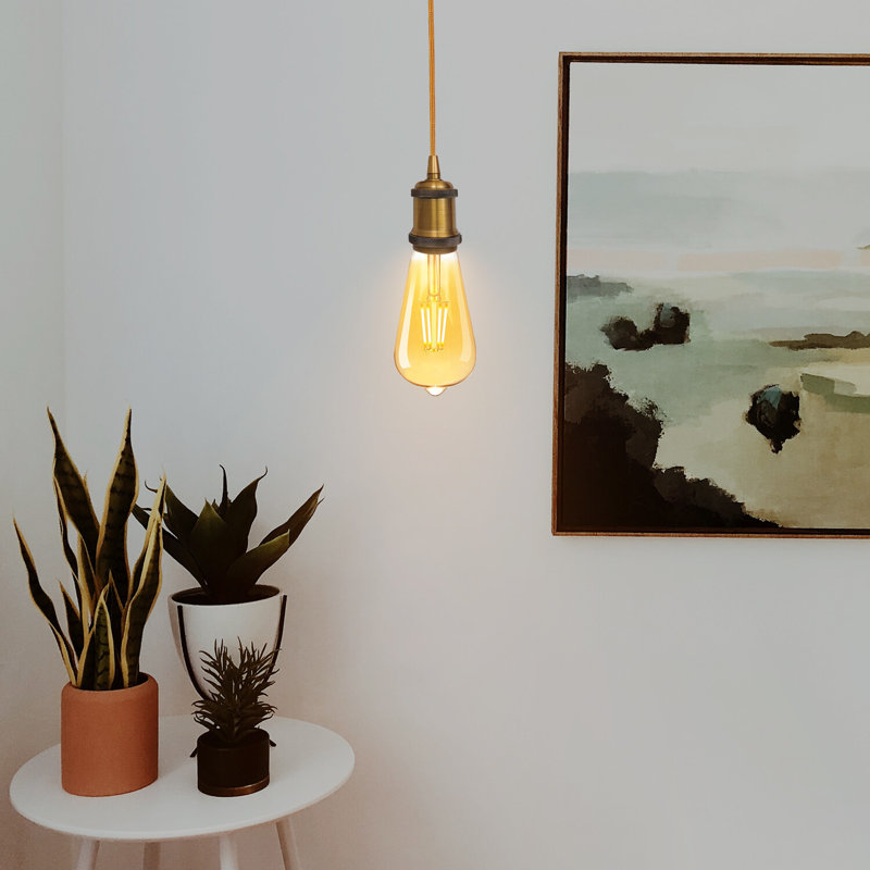 Annahy 1 - Light Single Pendant, Yellow Brass