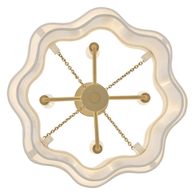 Gwen 4 - Light Pendant, Lacquered Brass