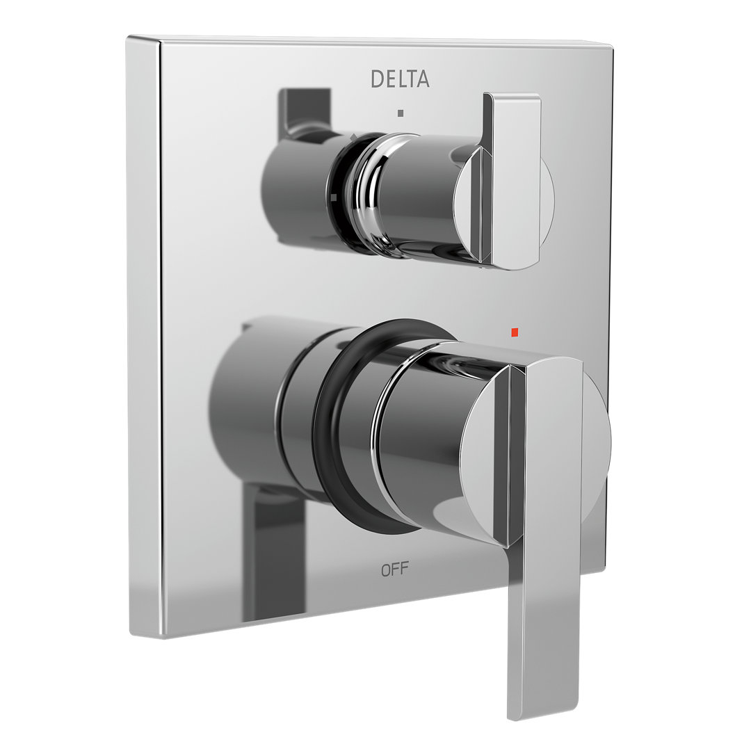 Ara 14 Series 3-Setting Shower Handle Diverter Trim Kit, Integrated Diverter Valve Trim Kit Delta 