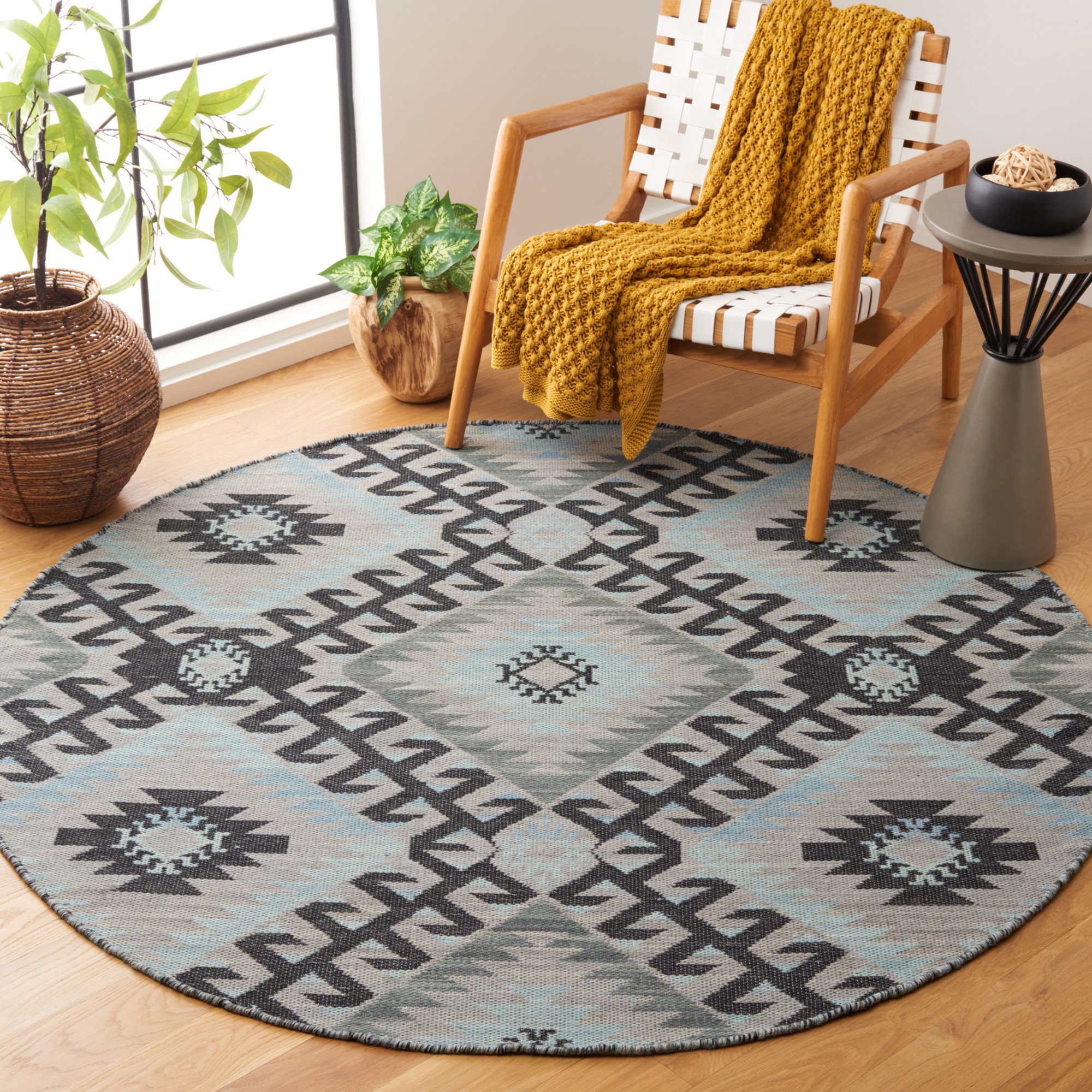 Union Rustic Arbenor Hand Woven Performance Southwestern Rug | Wayfair