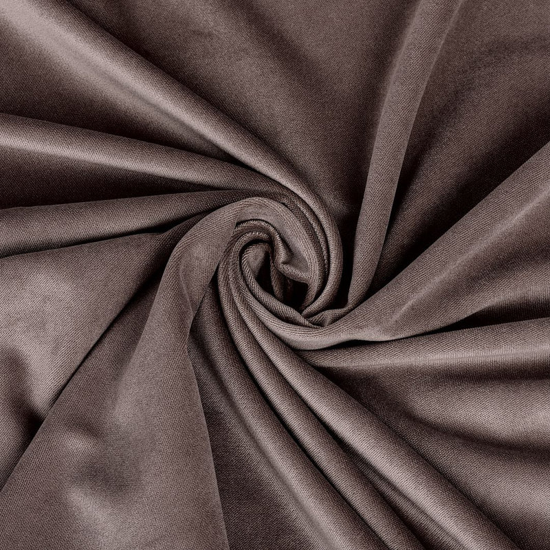 Luxury Matte Velvet Tablecloth, 120" L x 52" W, 17 Tan