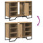 Sink Cabinet 91 X 35 X 60 Cm Engineered Wood-547220338