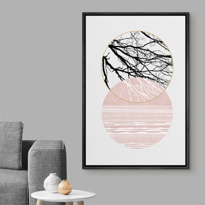 Cadre flottant, impression sur toile