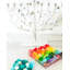 Botanical Leaf Marble Menorah