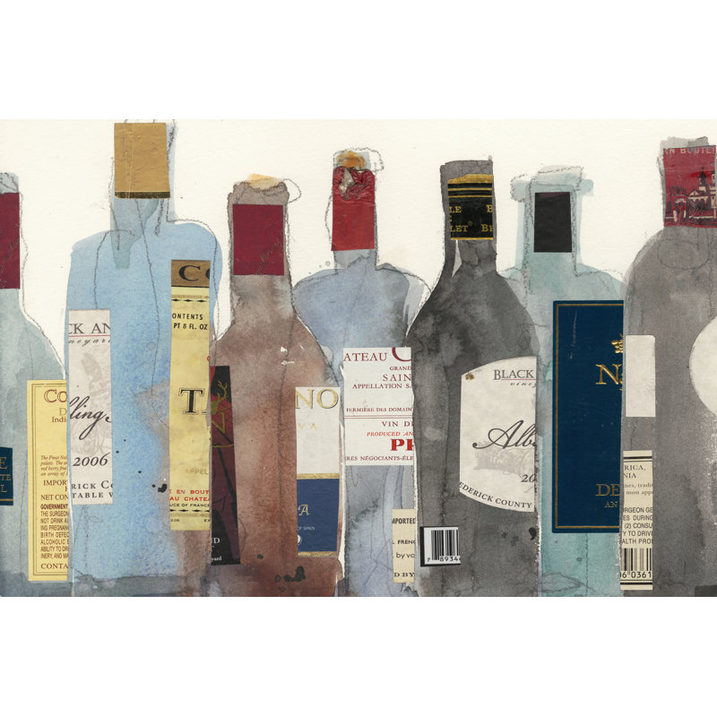 Wine & Spirit II by Samuel Dixon - Wrapped Canvas Art Prints, 30cm H x 46cm W x 3.8cm D
