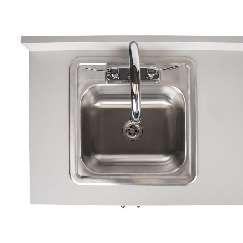 Armoire médicale de cuisine avec évier 36,32 po x H 48 po prête à assembler