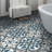Venice 10" x 10" Patterned Matte Porcelain Floor and Wall Tile