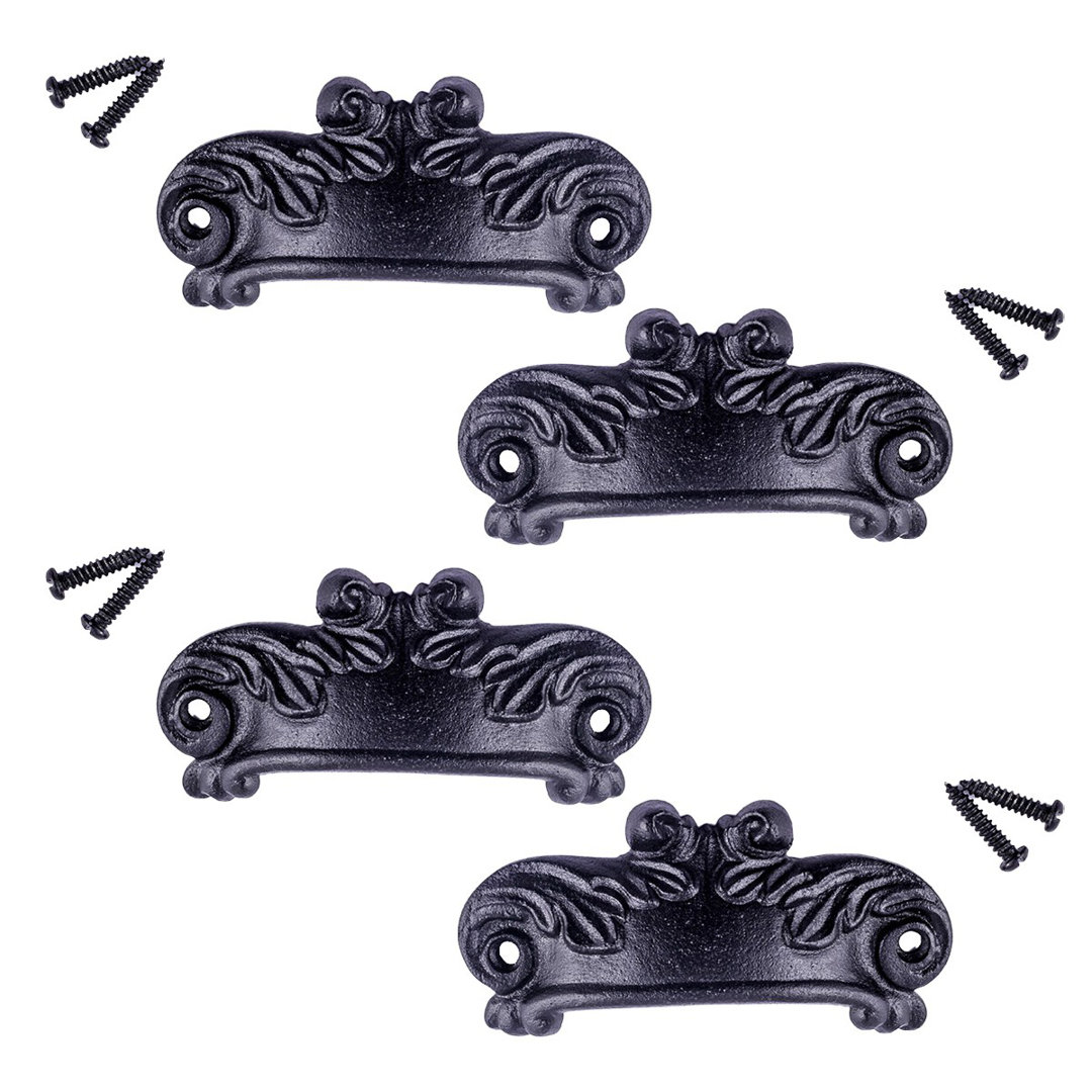 Cabinet Center to Center or Drawer Iron 3 1/4" Center to Center Bin Pull (Set of 4) The Renovators Supply Inc.