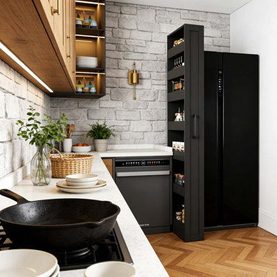 Versatile Storage Cabinet for Narrow Spaces,Ideal for Kitchen and Living Room Organization