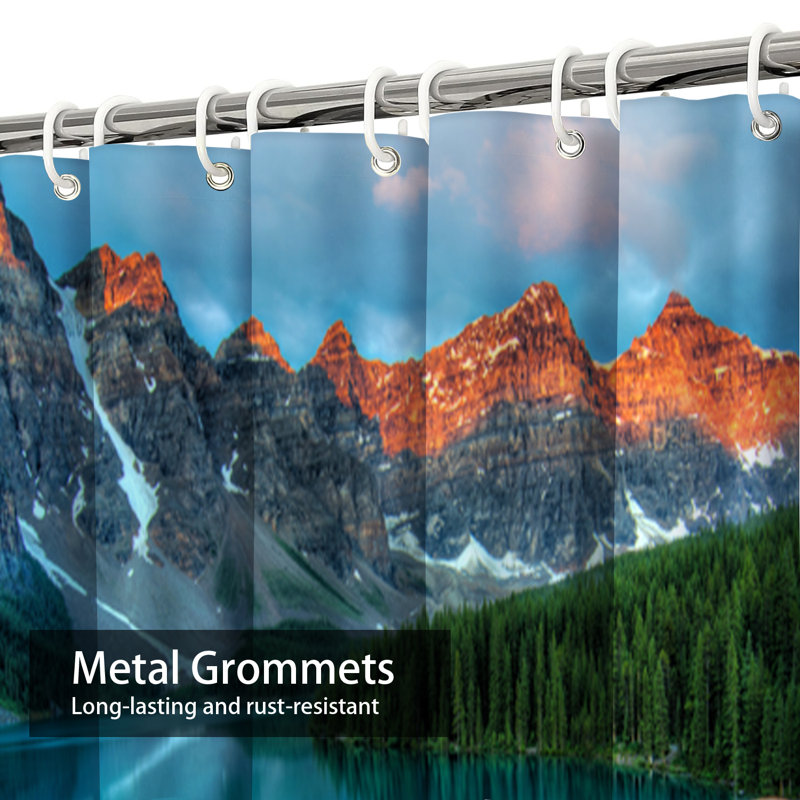 Rideau de douche Moraine Lake Banff, L 72 po x l 72 po