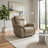 Grayson Leather Power Headrest Glider Recliner-108658234