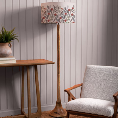 Kinross 158cm Brushed Traditional Floor Lamp