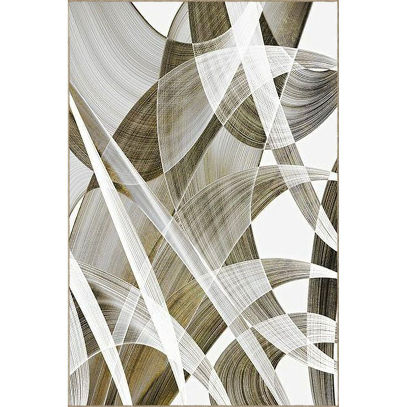 Tapis lavable à motif moderne Modern, Sous-tapis rectangulaire de 3 pi 3 po x 4 pi 11 po