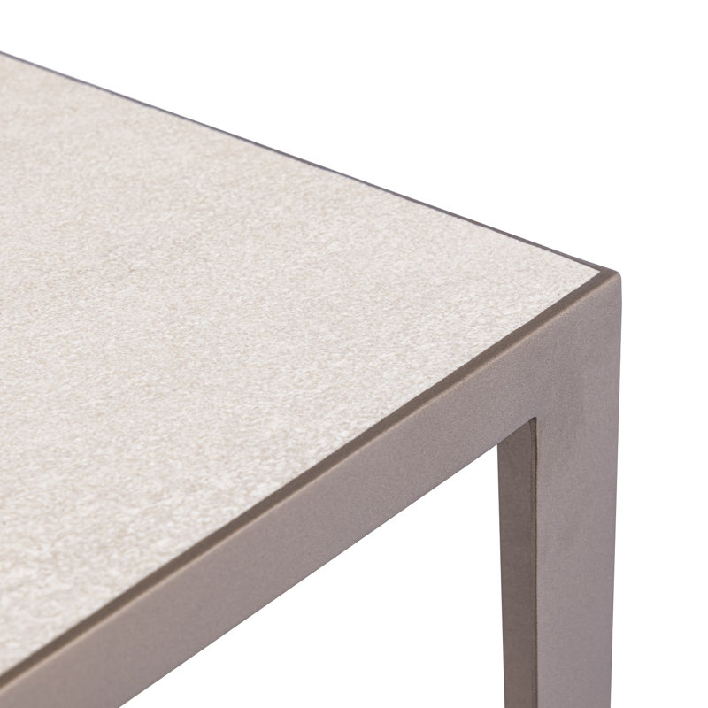 Iron Console Table With Porcelain Top
