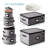 6-Piece Hard Shell Dinnerware Storage Set