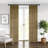 Luxe Linen Solid Semi-Sheer Pinch Pleat Single Curtain Panel-53134107-53134118