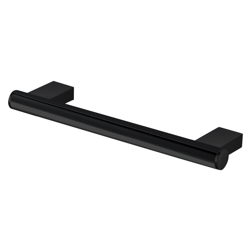Barre d'appui en acier inoxydable Maddox, l 11,81 po, Noir