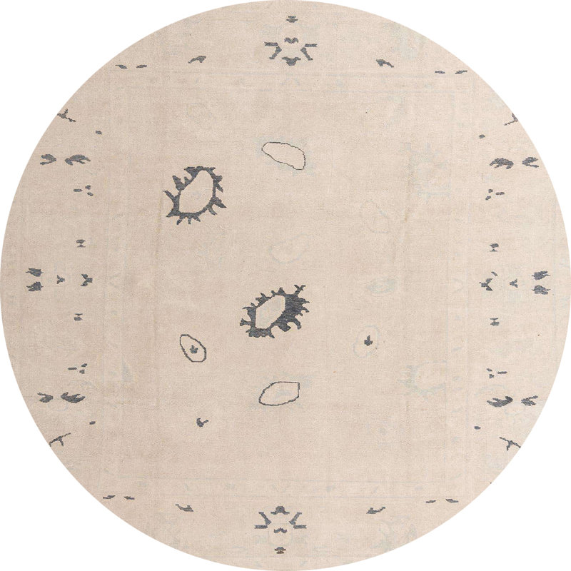 Tapis abstrait moderne 4341, Rond 4 pi