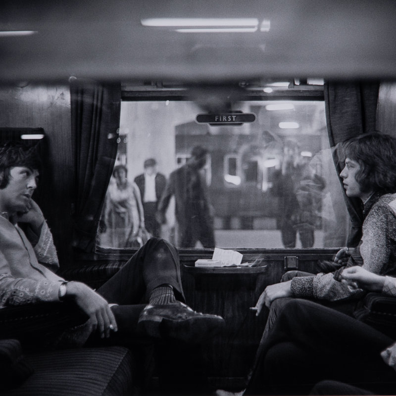 McCartney & Jagger Print by Getty Images, 36" H x 48" W x 2.5" D