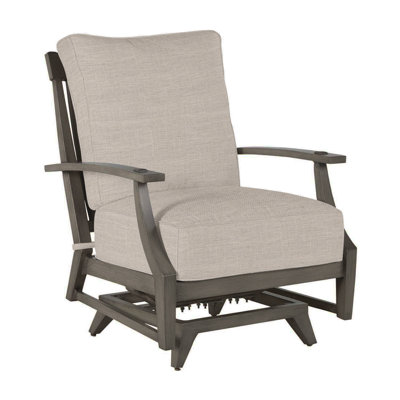 Croquet Aluminum Spring Lounge - Slate Grey