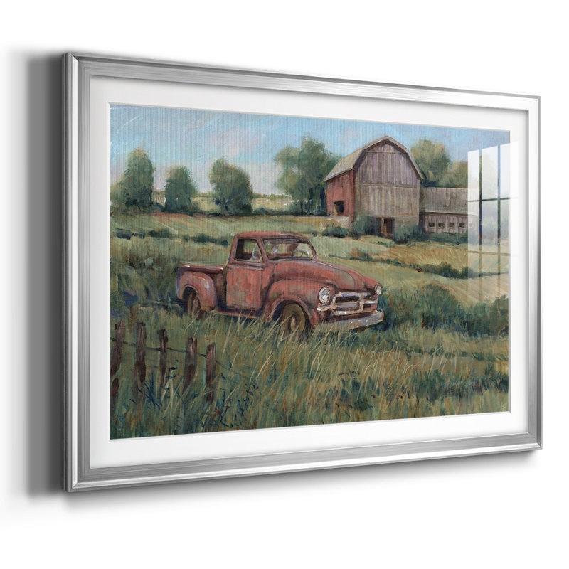 Rusting Away II, reproduction d'art encadrée, H 30 po x l 44 po x P 1,5 po, Argent