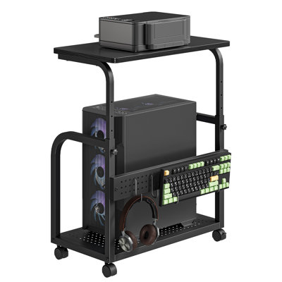 Computer Tower Stand, PC Tower Stand, Printer Cart
