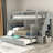 Hazzard Full Over Full Standard Bunk Bed with Staircase and Trundle -2069036720