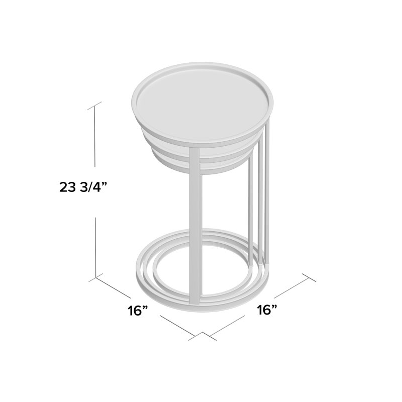 Losada Tray Top Nesting Tables