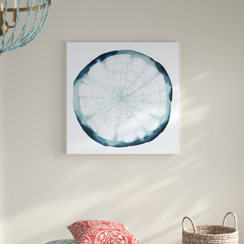 Tree Ring Overlay II by Grace Popp - Wrapped Canvas Painting, 76cm H x 76cm W