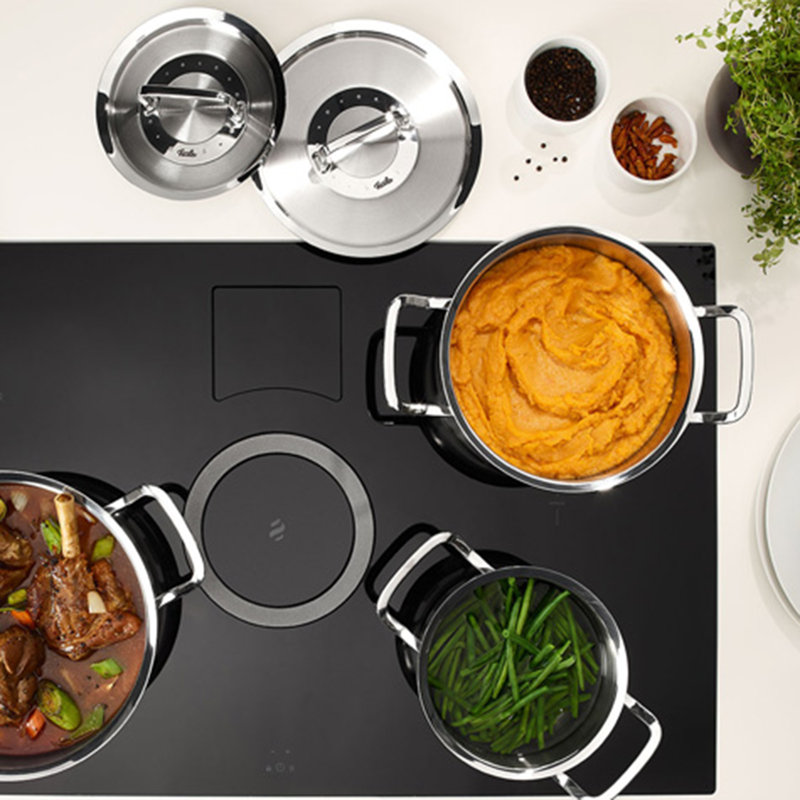 6.7 Quart Stainless Steel Stock Pot with Metal Lid