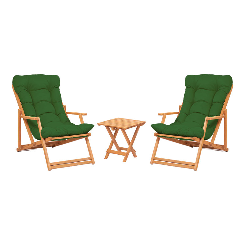 Mandrill Outdoor Lounge Chair, Green