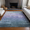 Machine Washable Indoor/Outdoor Claudian Denim Rug