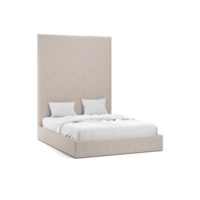 Ghost Upholstered Solid + Manufactured Wood Bed