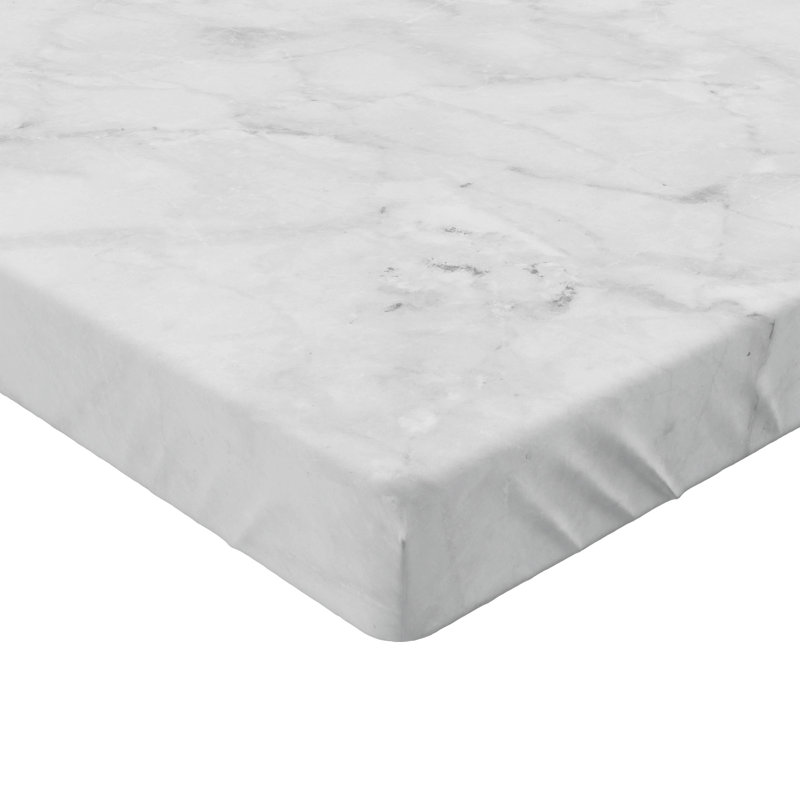 Drap-housse orange Ambesonne, Marbre gris cendré, Drap-housse pour lit simple TG