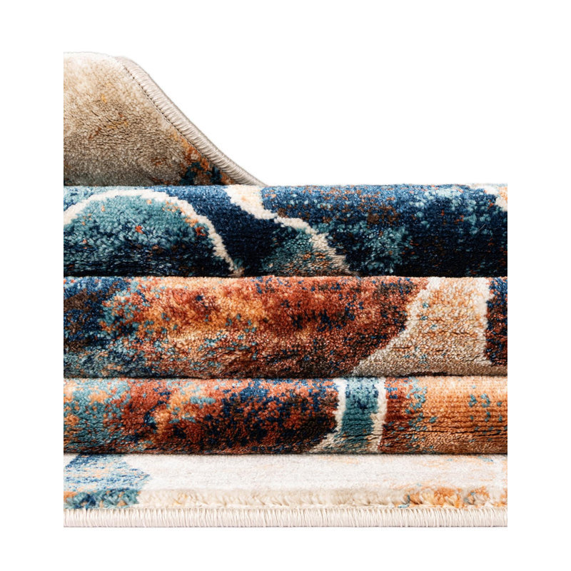 Brantlie Abstract Indoor Rug, Oval 7'10" x 10'