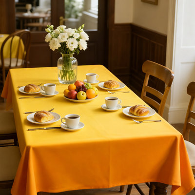 Nappe imperméable en polyester l 54 po x L 70 po résistante aux plis pour l'intérieur et l'extérieur