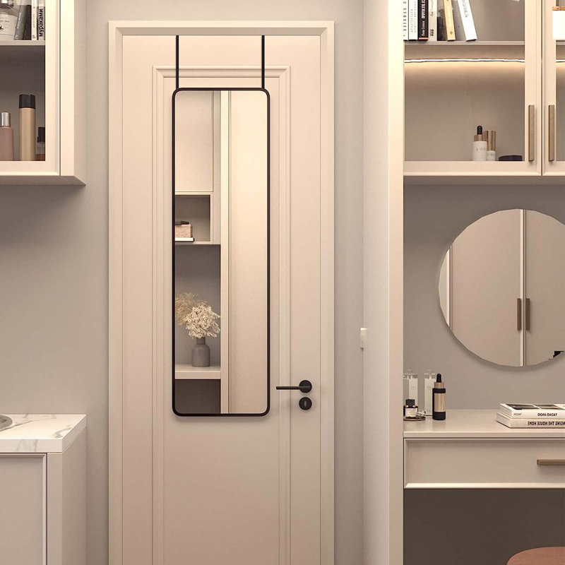 Miroir 47 po x 14 po, Noir