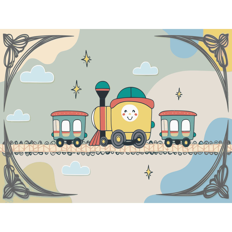 Tapis pour enfant Zoomie, Rectangulaire 2 pi x 3 pi