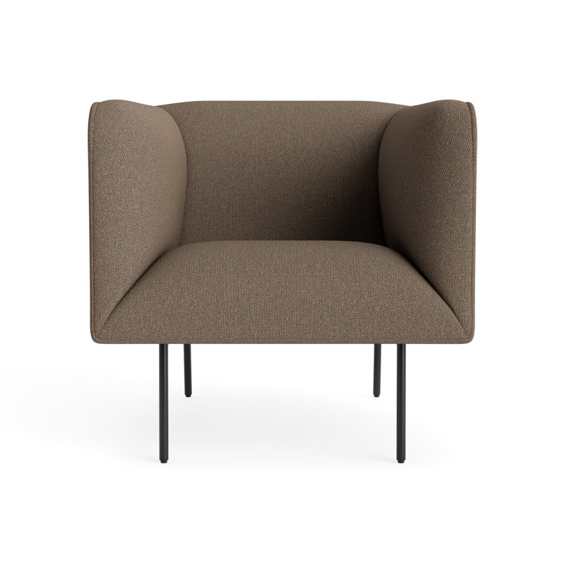 MTO - Dandy Lounge Chair Black Legs, Kvadrat Autumn Cardamom