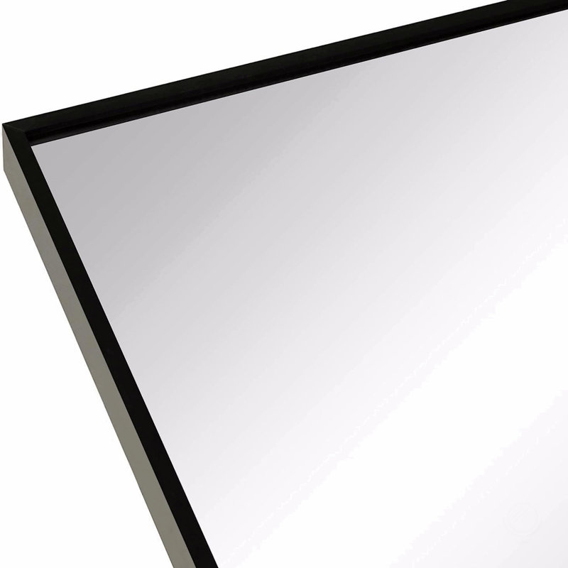 Miroir de salle de bain 24 po x 32 po, Noir, 32 po x 24 po