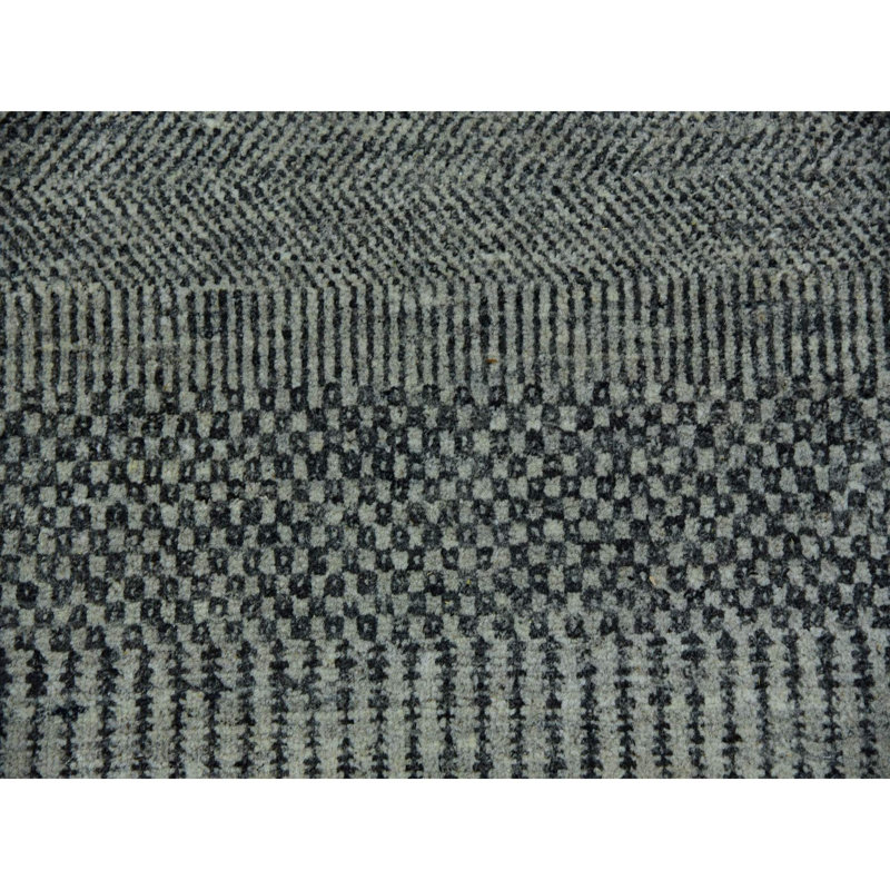 Tapis carré gris en laine nouée à la main 12 pi x 12 pi Best 8A6269AA5F2F488B8D7FDCAFB726562B