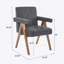 Fauteuil de salle à manger en tissu Poppy-188928001