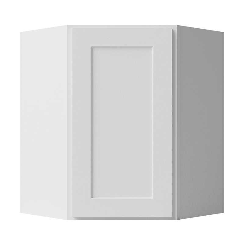 Armoire murale diagonale, L 24 po x H 30 po x P 12 po, Blanc