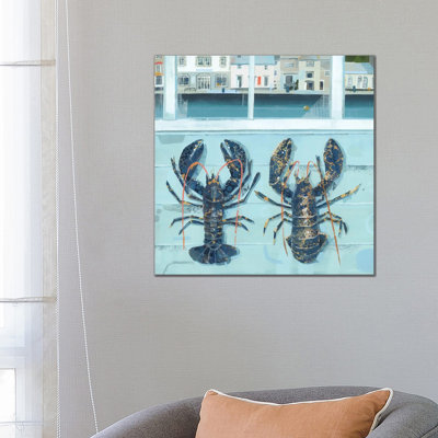 Padstow Lobsters by Claire Henley - Gallery-Wrapped Canvas Giclée on Canvas