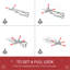 Sapin de Noël artificiel enneigé 6 pi avec branches réalistes, 61 pommes de pin et 800 pointes