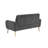 Paschall 57" Round Arm Loveseat-604364929