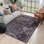 Area Rug, Washable Rug, Low-Pile, Non-Slip, Non-Shedding, Foldable, Kid & Pet Friendly